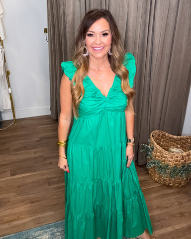 Braelynn Maxi Dress - Green