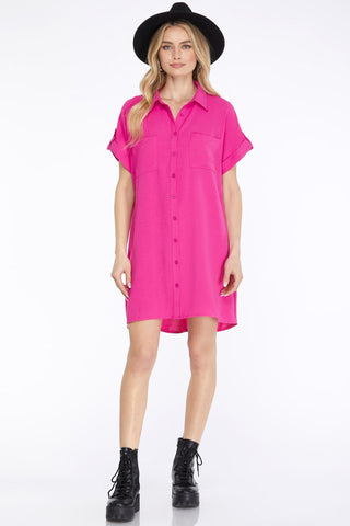 Anya Dress - Hot Pink