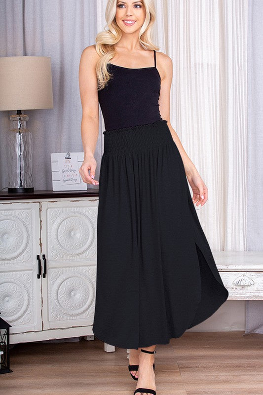 Keep It Basic Maxi Skirt - Black