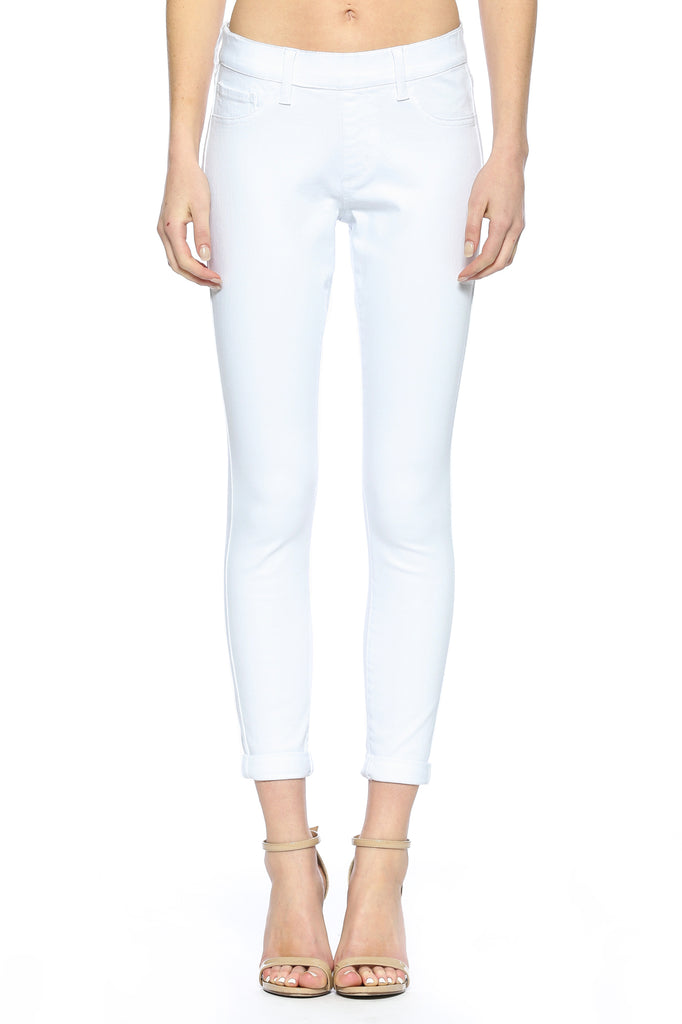 White Pull On Skinny
