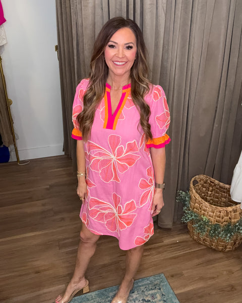 Eden Embroidered Dress