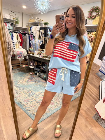 Patriotic Fun Shorts Set