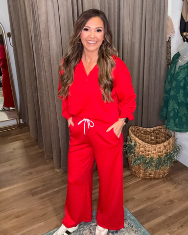 Elodie Cozy Set - Red