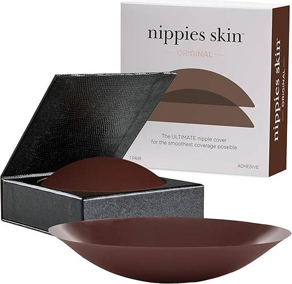 Nippies Skin Adhesive Nipple Covers: Caramel / Size 2 (D+ cups)