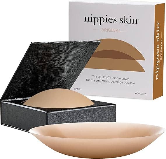 Nippies Skin Adhesive Nipple Covers: Caramel / Size 2 (D+ cups)