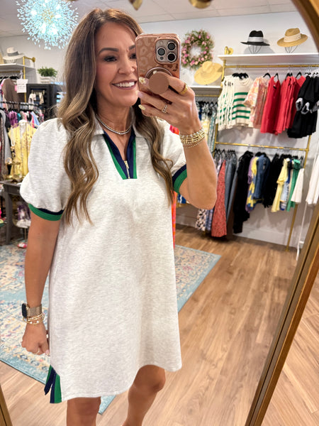 Everything To Me Dress - Heather Grey