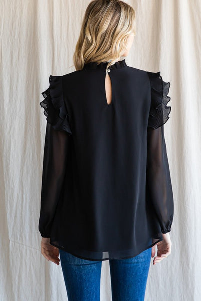 The Nylah Top - Black