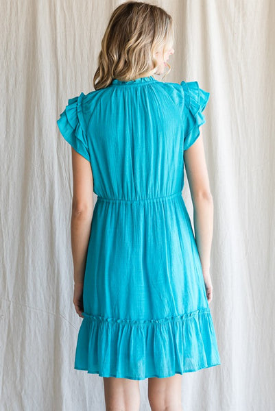 Lucia Dress - Turquoise