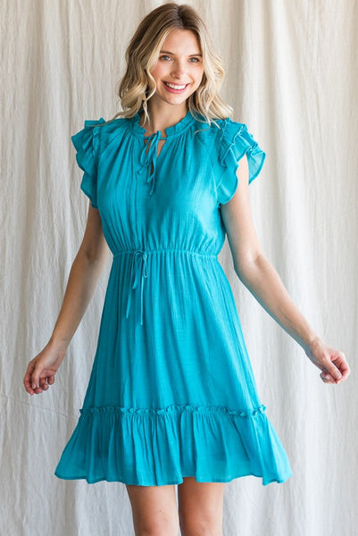 Lucia Dress - Turquoise