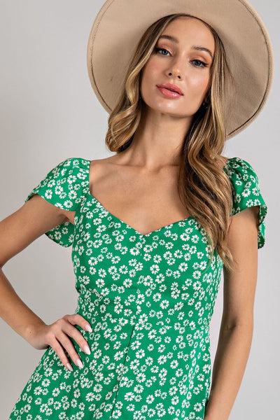 Liliana Midi Dress - Green