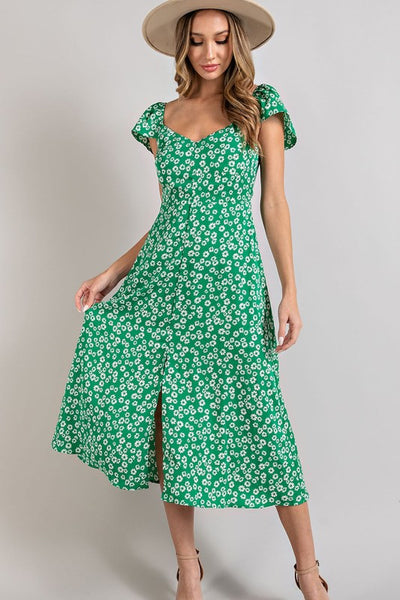 Liliana Midi Dress - Green