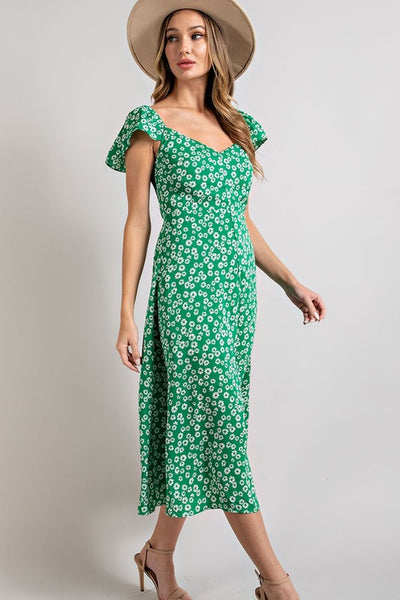 Liliana Midi Dress - Green