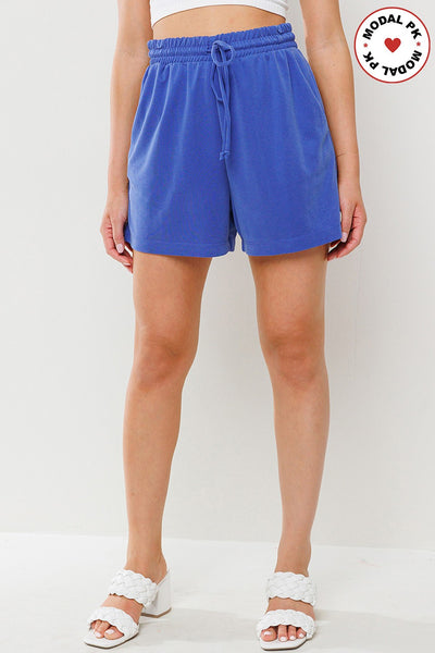Ellie Sleeveless Top & Shorts Set - Blue