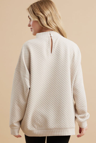 The Abby Pullover - Beige