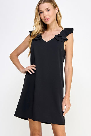 Harlow Shift Dress - Black