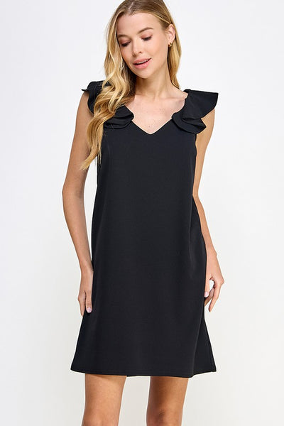 Harlow Shift Dress - Black