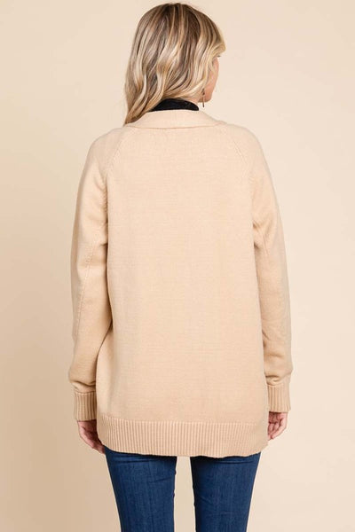 The Grady Cardigan - Beige