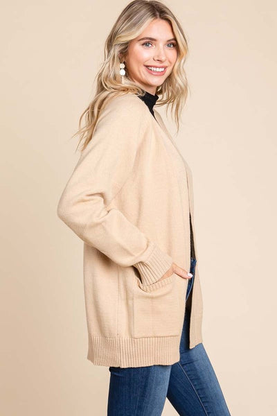 The Grady Cardigan - Beige