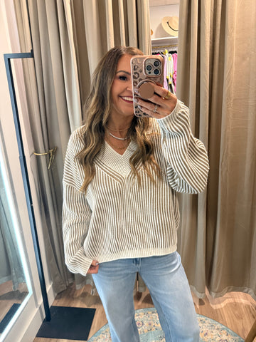 Keep It Cool Sweater - Taupe
