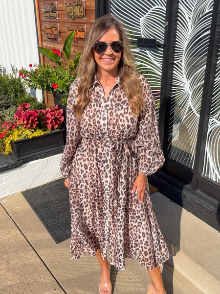 Karina Leopard Dress