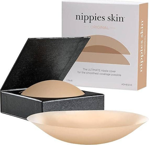 Nippies Skin Adhesive Nipple Covers: Caramel / Size 2 (D+ cups)