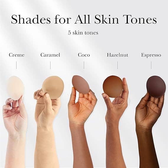 Nippies Skin Adhesive Nipple Covers: Caramel / Size 2 (D+ cups)