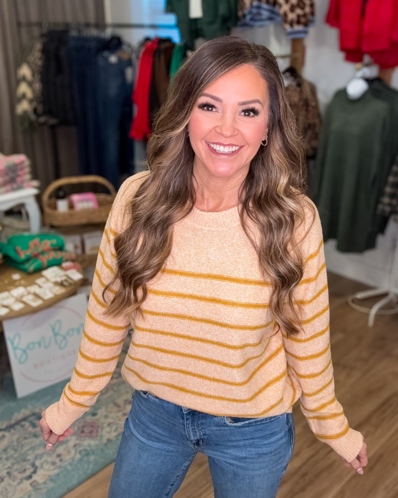 Simple Moments Sweater - Mustard