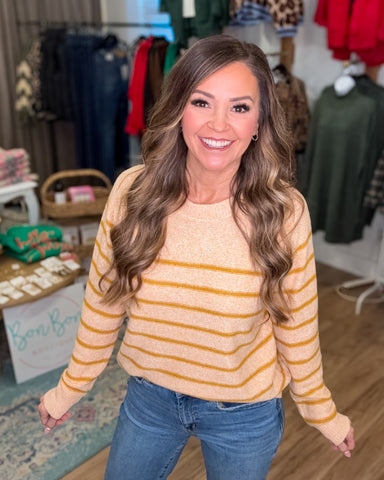 Simple Moments Sweater - Mustard