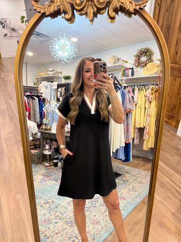 Take The Trip Dress - Black
