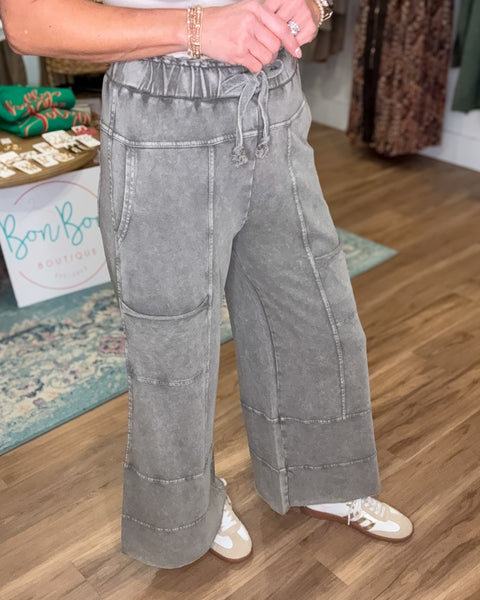 Busy Days Ahead Pants - Ash