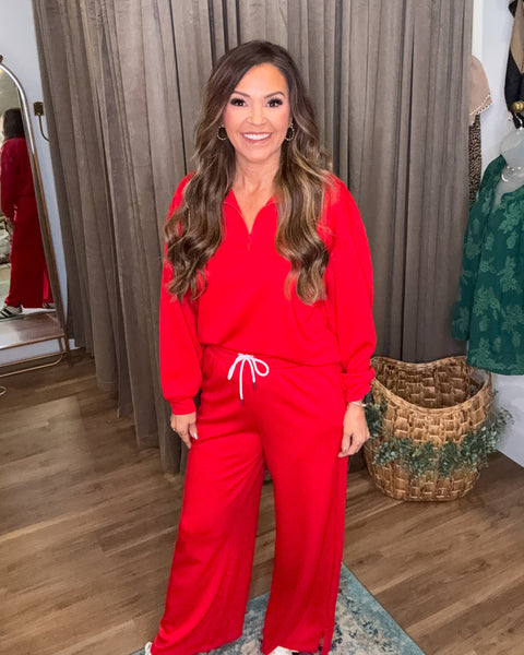 Elodie Cozy Set - Red