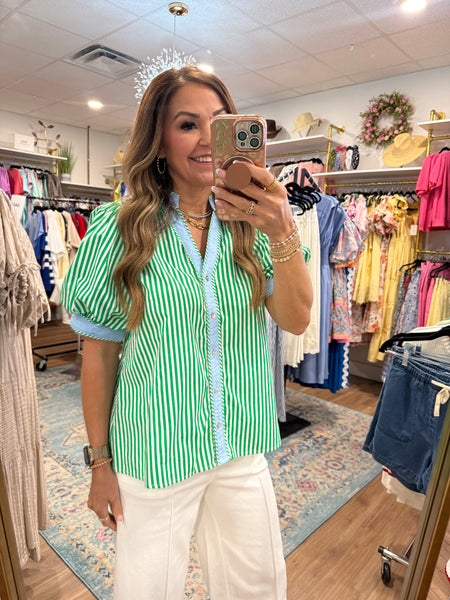 Brielle Striped Top