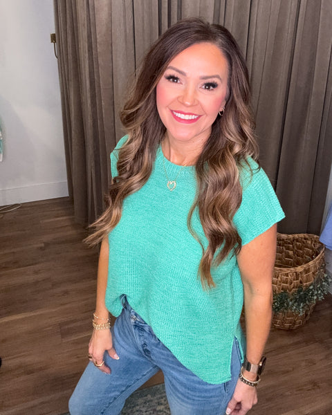 Sloane Sleeveless Sweater - Mint