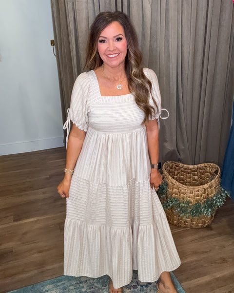 Full Of Grace Dress - Taupe