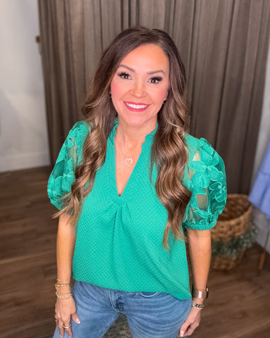 Great Days Ahead Top - Green