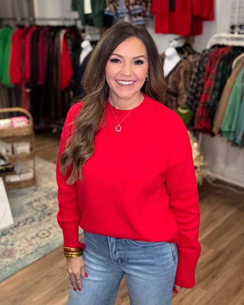 Everett Sweater - Red