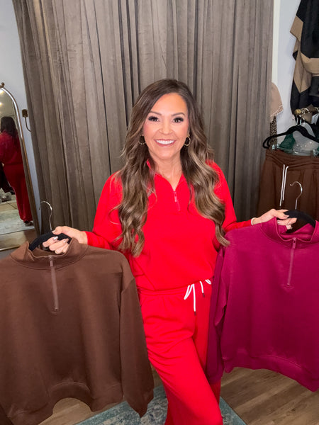 Elodie Cozy Set - Red