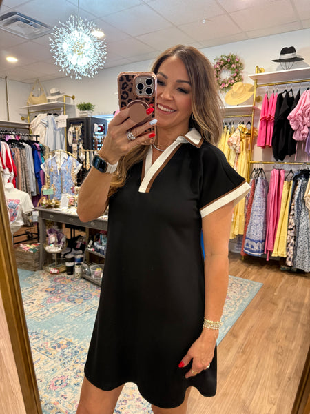 Take The Trip Dress - Black