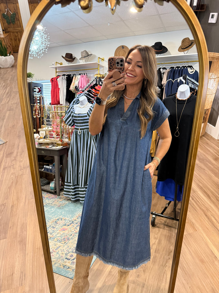 Charla Denim Dress