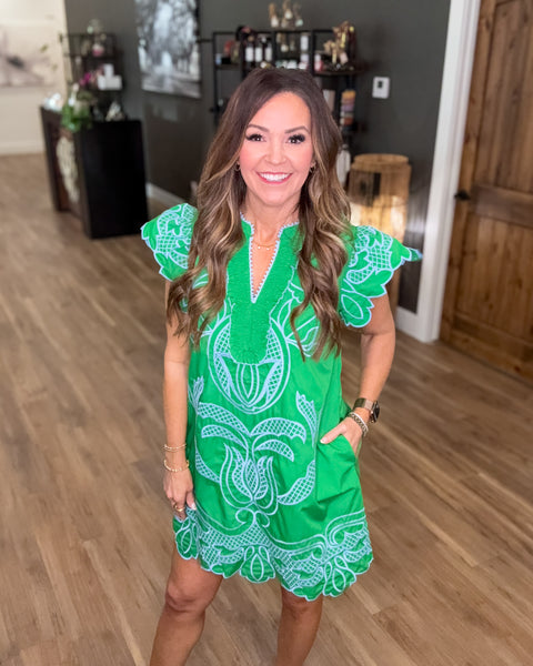 Timeless Appeal Dress - Green