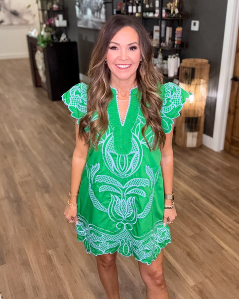 Timeless Appeal Dress - Green