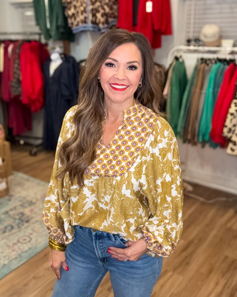 Ruthie Top - Mustard