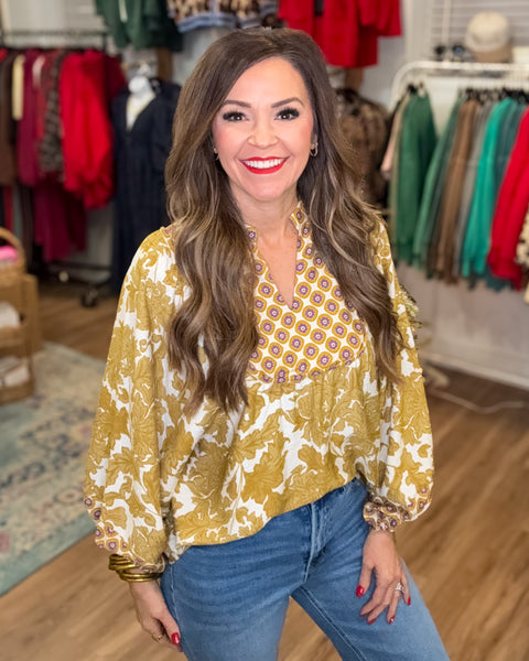 Ruthie Top - Mustard