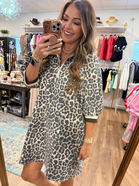 The Riley Leopard Dress