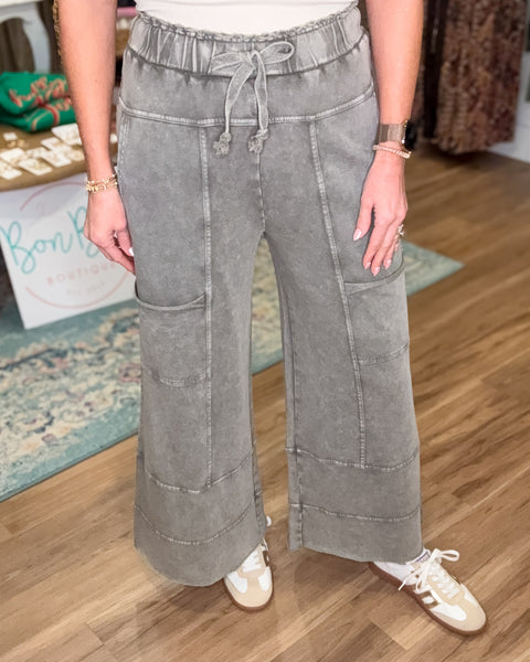 Busy Days Ahead Pants - Ash