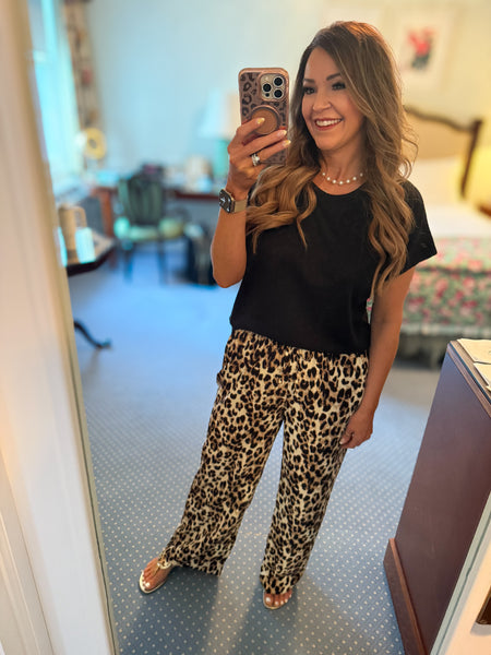 Nora Leopard Pants