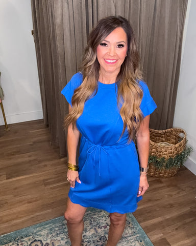 Ready To Go Dress - Blue