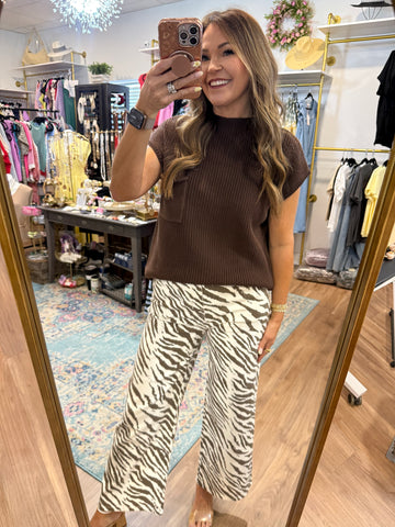 Zebra Print Pant
