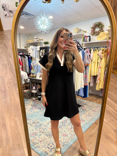Take The Trip Dress - Black
