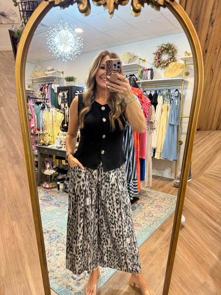 Turn Up The Charm Animal Print Pants